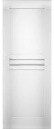 Slab Door Panel / Mela 7444 White Silk / Finished Doors, 24" X 84"