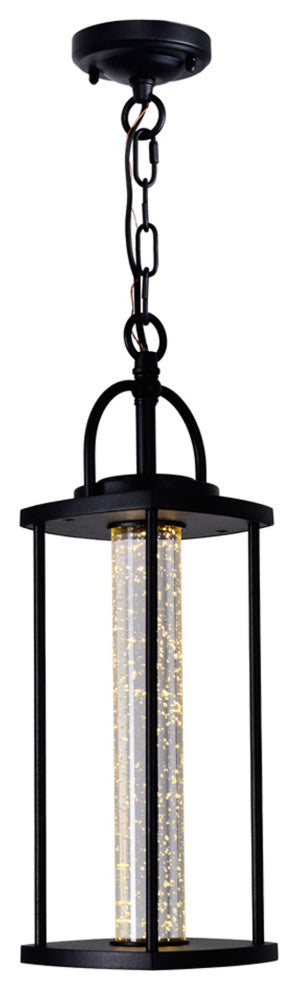 Greenwood LED Outdoor Black Pendant