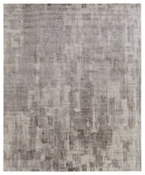 Kinton Modern Abstract, Gray/Ivory, 3'x5' Area Rug