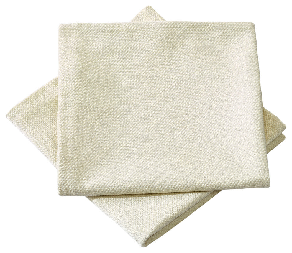 Milliken Plush Pillow Shell 2 Piece Set, Angora, 26" X 26"