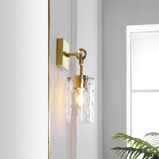 Safavieh Tyrosa 6" Wall Sconce, Brass/Clear