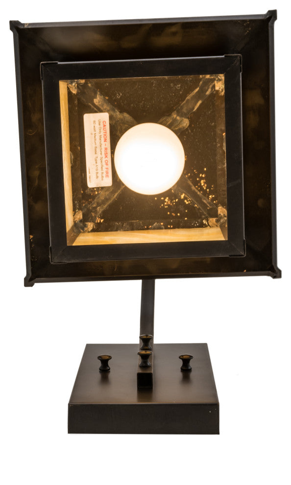 9W Seneca T Mission Curved Arm Wall Sconce