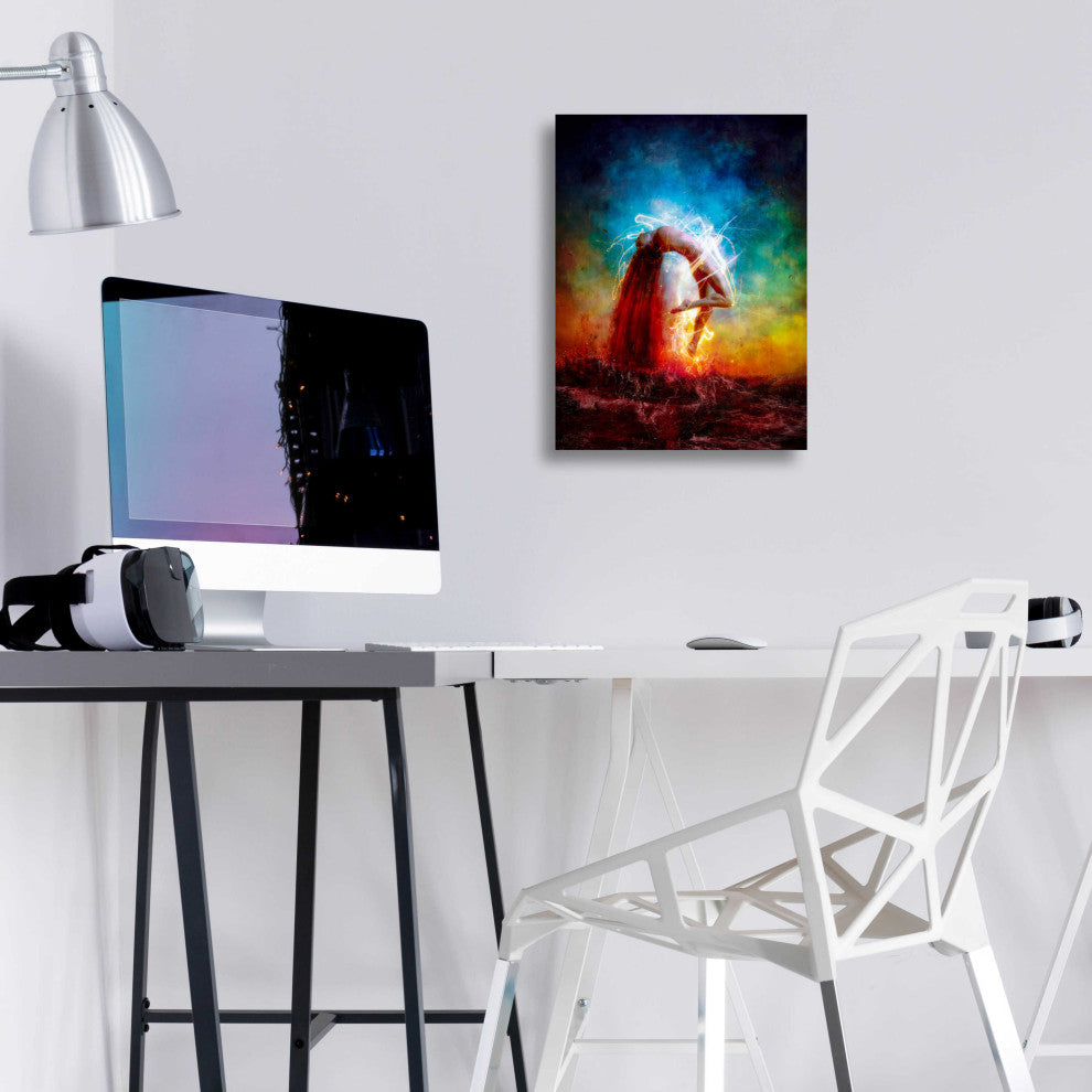 Epic Art 'Electricity' by Mario Sanchez Nevado, Acrylic Glass Wall Art, 12"x16"