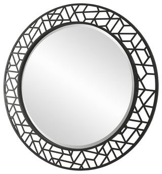 Uttermost Mosaic Metal Round Mirror