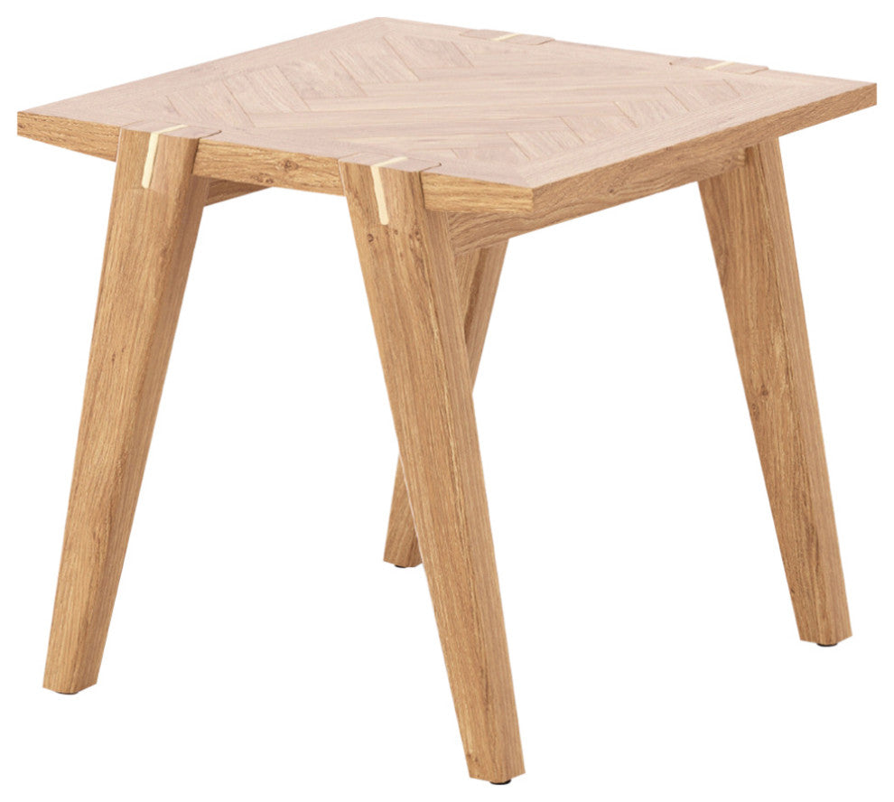 Colton Side Table, Light Brown