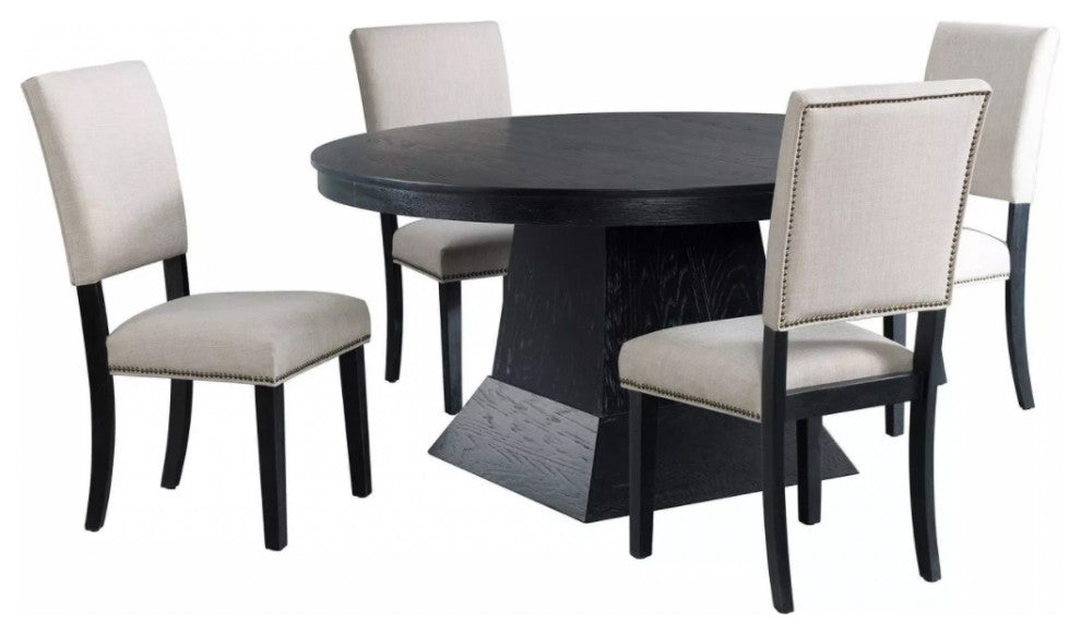 Picket House Mara Oval Dining Table Set Table and 4 Side Chairs