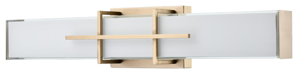 Tocco LED Light 24 in. Modern Gold Vanity Light