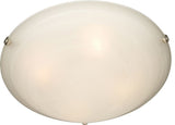 Maxim 11060 Malaga 20"W 4 Light Ceiling Light - Satin Nickel / Marble Glass