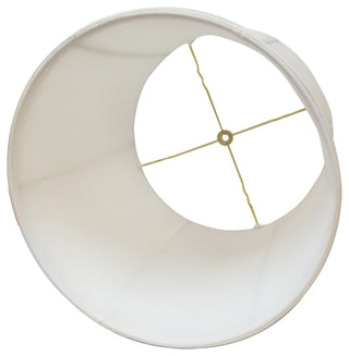 Royal Designs Basic Drum Lampshade, White, 14x15x15