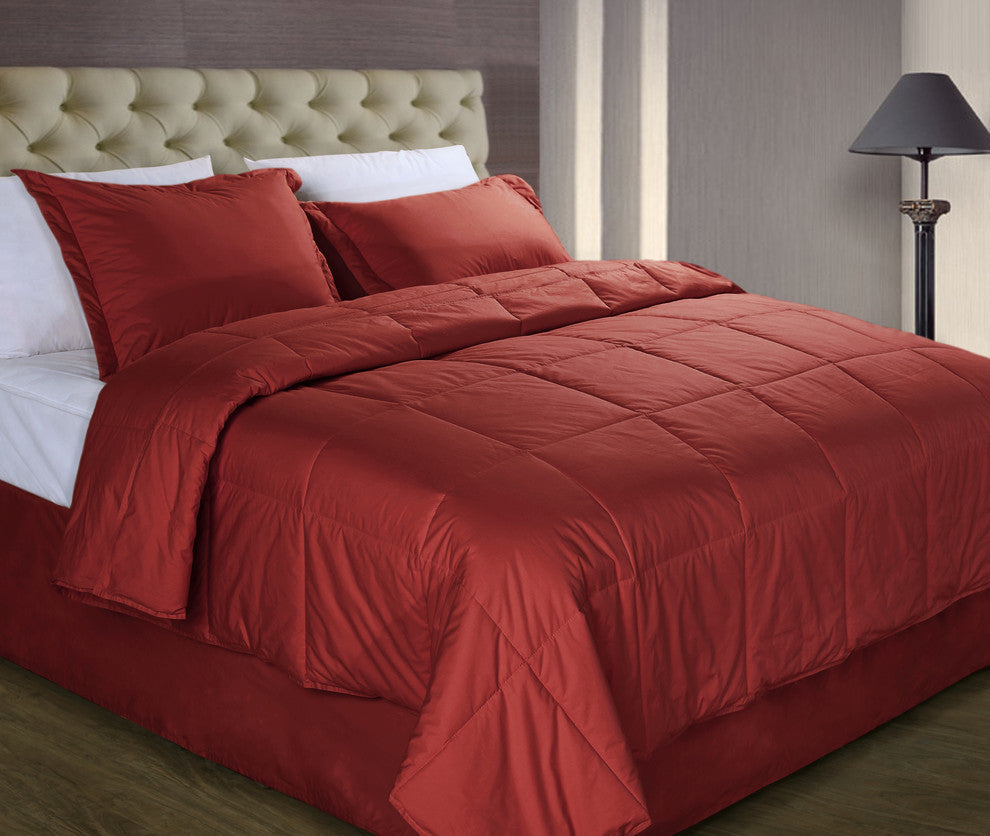 Cottonpure Sustainable Cotton Medium Warmth Breathable Hypoallergenic Comforter