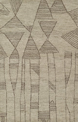 Momeni Teppe Hand Tufted Wool Grey Area Rug 2'3" X 8' Runner