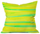 Rebecca Allen Lime Strokes Outdoor Throw Pillow