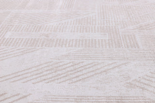 Low-Pile Auden Beige/Ivory Rug, Beige, 10'x14'