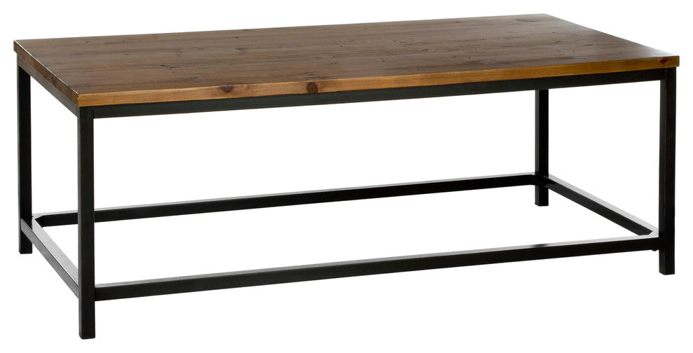 Safavieh Alec Coffee Table, Brown Pine