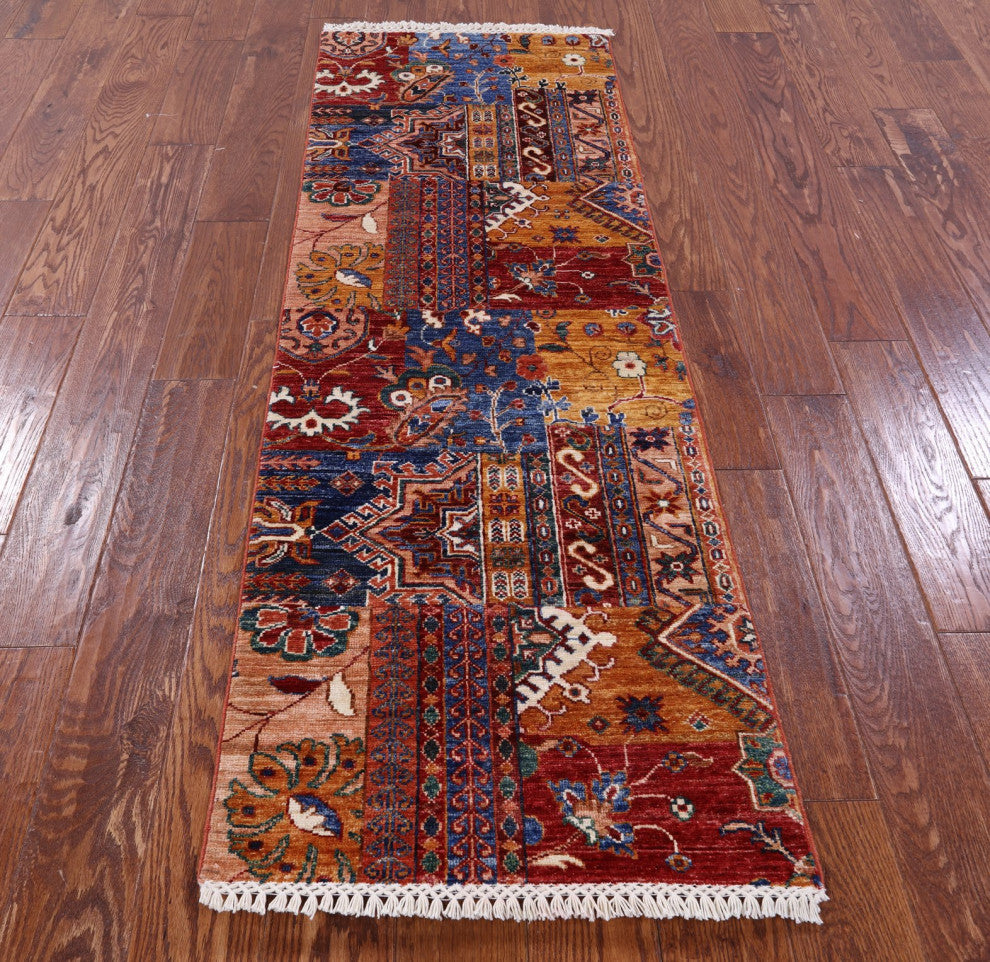Runner Hand-Knotted Super Kazak Rug 2' 0" X 5' 11" - Q12800