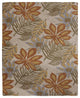 HAND TUFTED WOOL ECO-FRIENDLY AREA RUGS - Rectangle,Cream,Floral