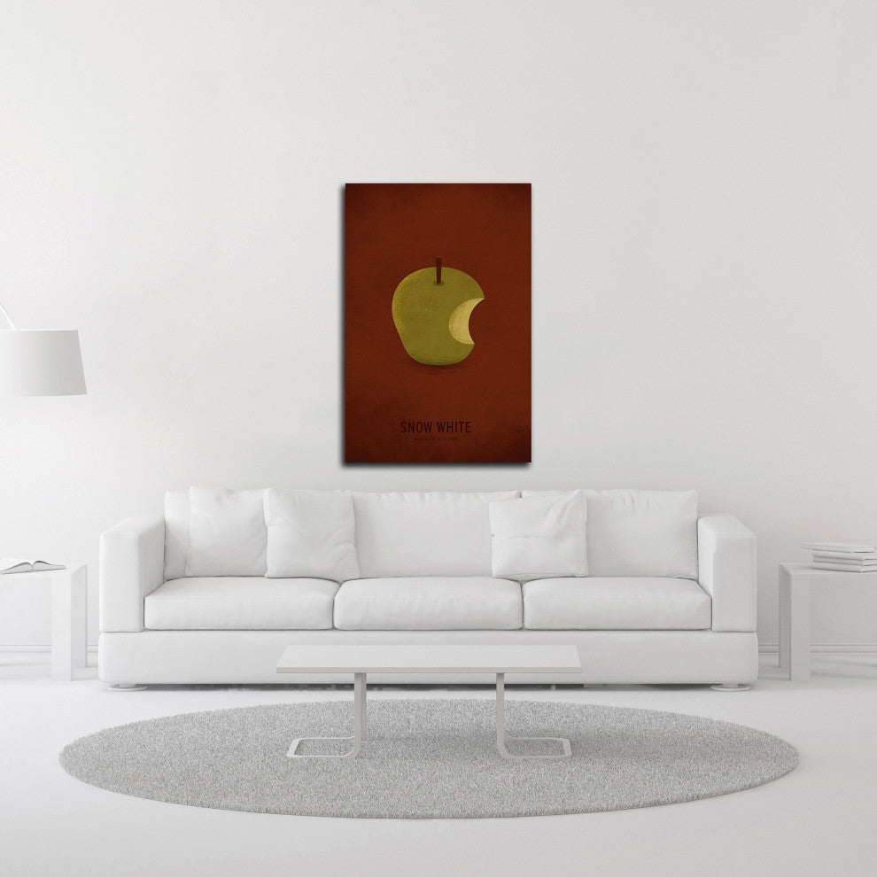 "Snow White" by Christian Jackson, Print on Canvas, 24"x36"