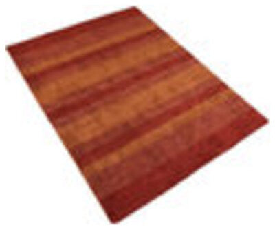 HAND KNOTTED LOOM SILK ECO-FRIENDLY RUG-2'6''x12',Runner,Orange Rust,Contemporar