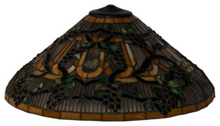 Meyda Lighting 48548 24" Wide Jeweled Grape Shade
