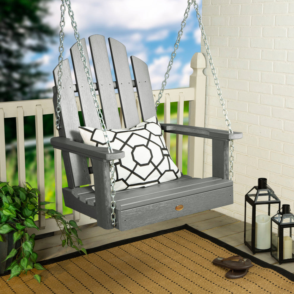 Classic Westport Single Seat Swing, Coastal Teak
