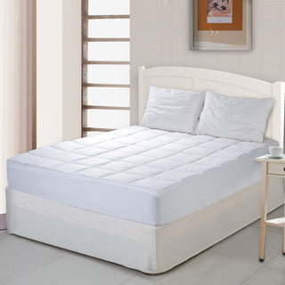 Cottonpure Self-Cooling Sustainable 100% Cotton Fill and Cover Mattress Pad, Twi