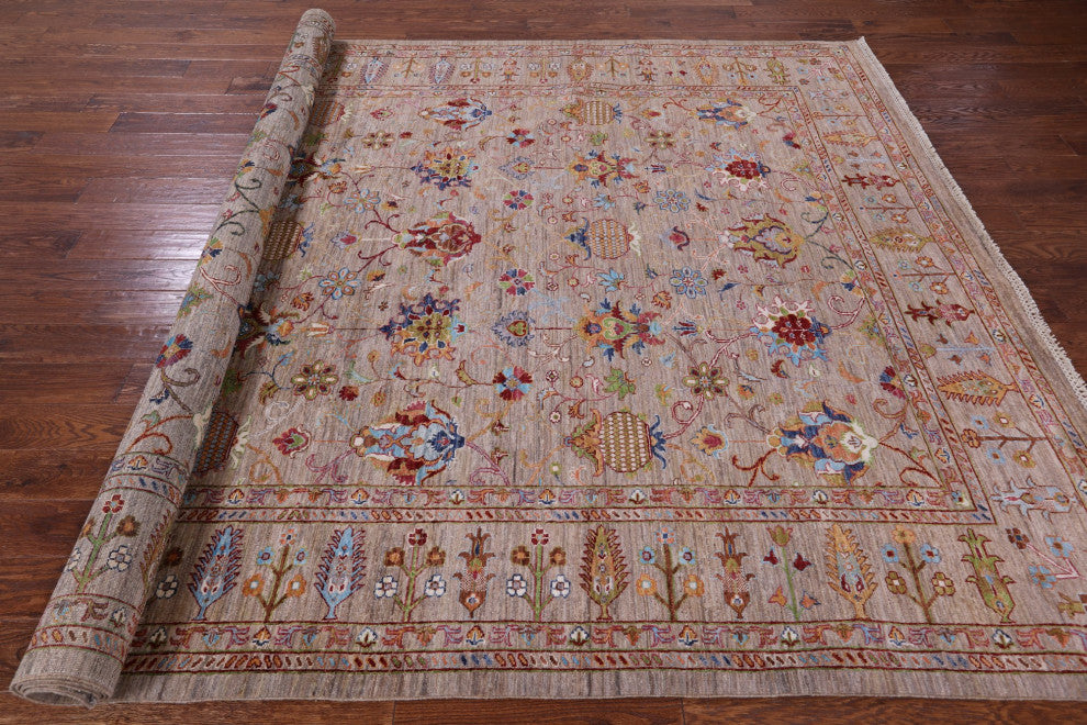 Persian Tabriz Handmade Rug 8' 2" X 11' 9" Q10057