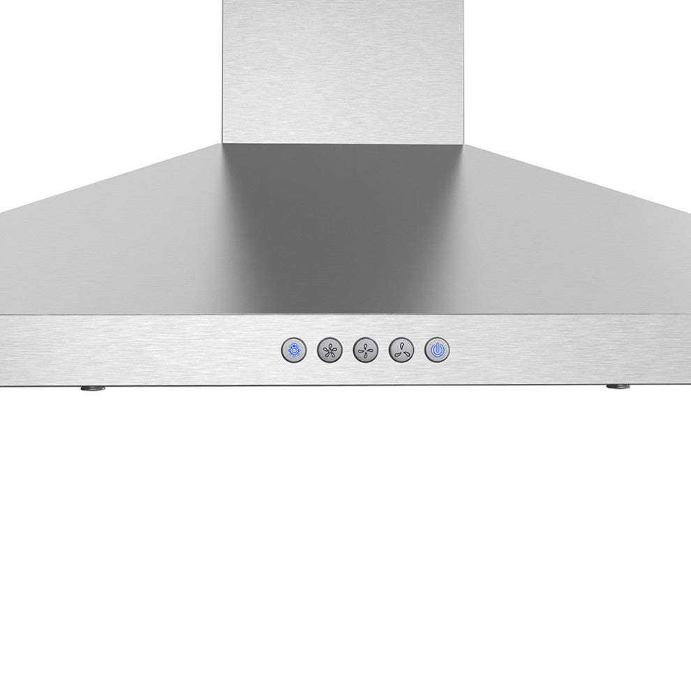 Streamline 30" Goffredo Convertible Wall Mount Range Hood, Stainless Steel