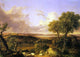 John Smibert View of Boston, 18"x27" Wall Decal
