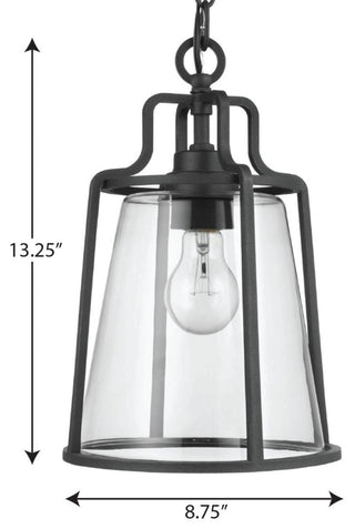 Benton Harbor Collection 1-Light Hanging Lantern with DURASHIELD