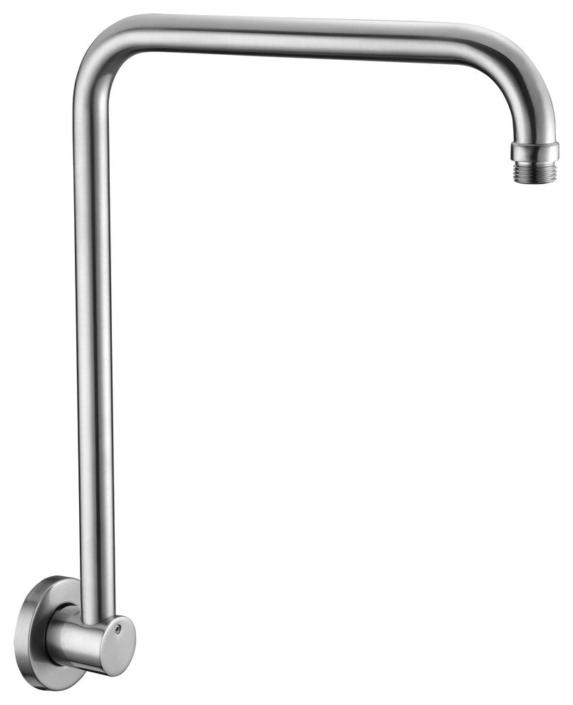 Ab12Grw, Bn Brushed Nickel 12" Round Raised Wall Mounted Shower Arm