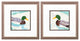 Bathing Mallard Wall Art, 2-Piece Set