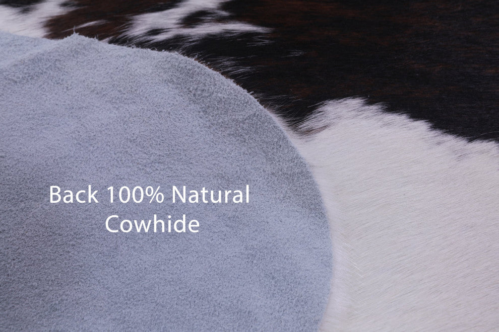Tricolor Natural Cowhide Rug 6' 9" X 5' 11" C2351
