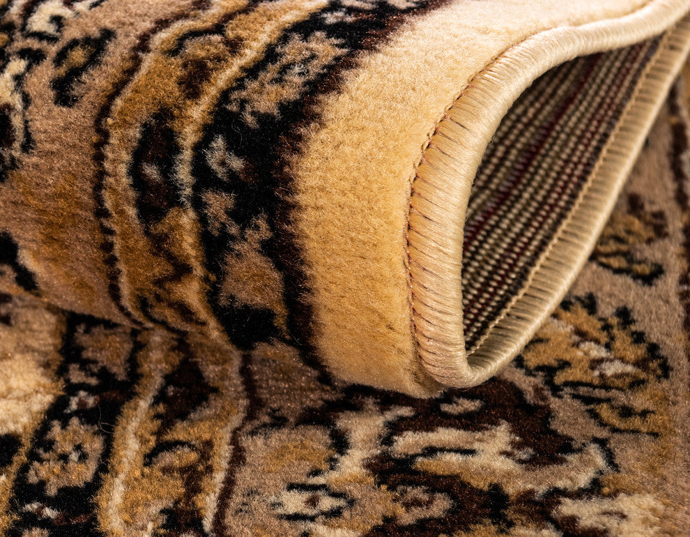 Unique Loom Ivory Washington Sialk Hill 5' 0 x 8' 0 Area Rug