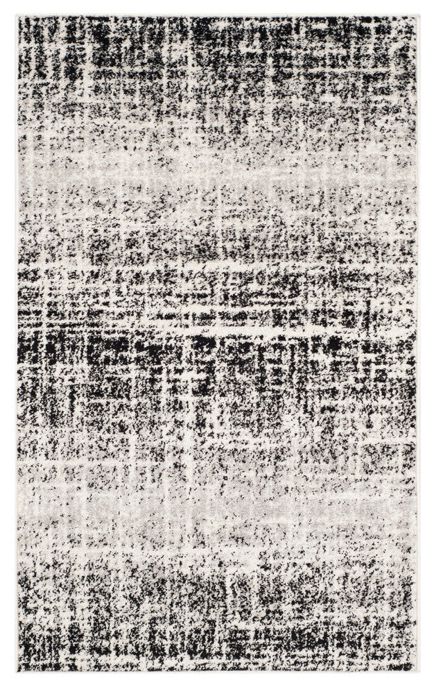 Safavieh Adirondack Collection, ADR116 Rug, Ivory/Black, 3'x5'