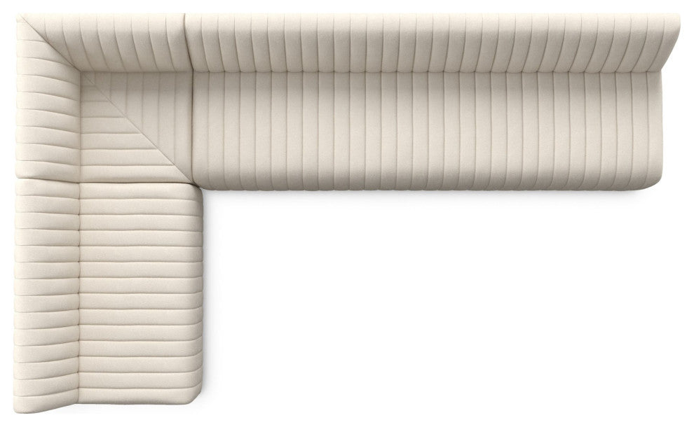 Augustine Dining Banquette L Shape 110" Capri Oatmeal