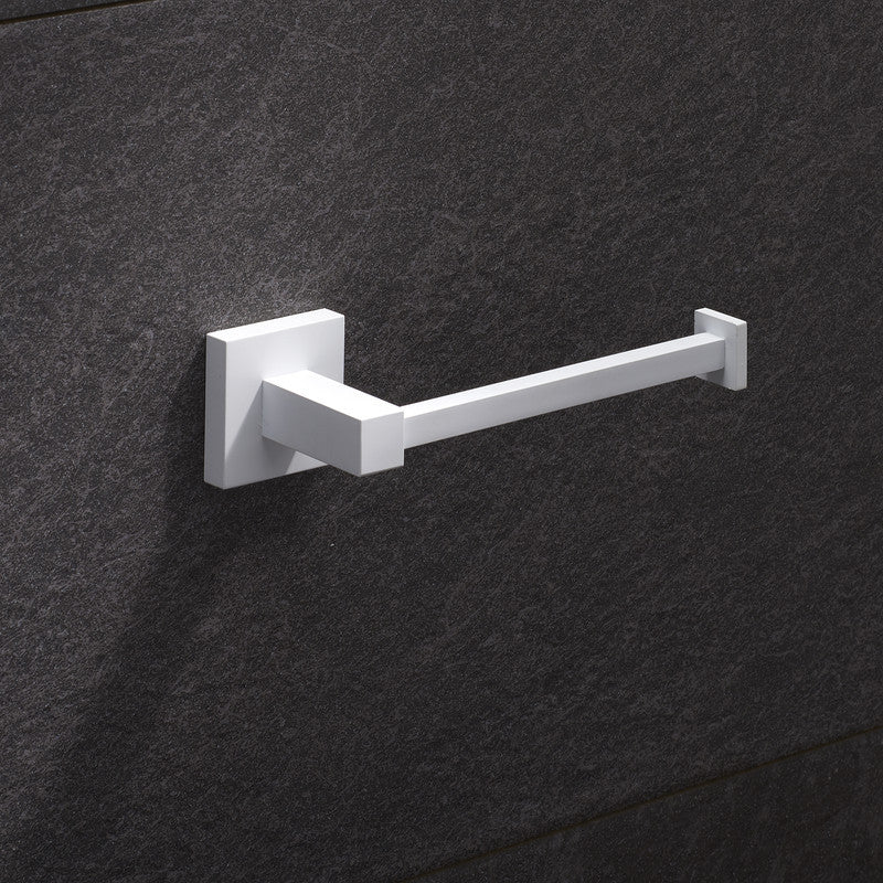 Italia Bianca Series Toilet Paper Holder, Matte White