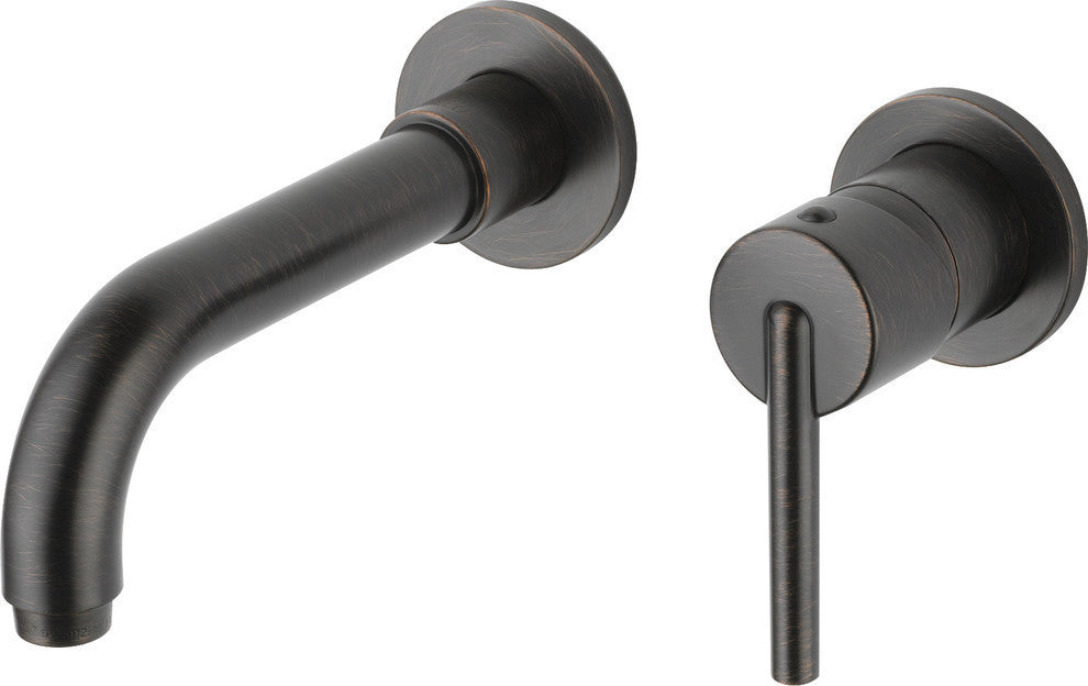 Delta Trinsic Single Handle Wall Mount Bathroom Faucet Trim, Venetian Bronze