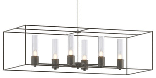 Portico Pendant, Natural Iron, Dark Smoke Accent