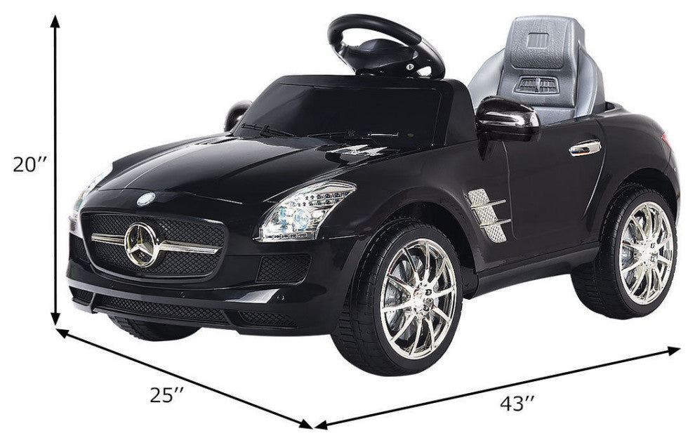 Costway MERCEDES BENZ SLS R/C MP3 KIDS RIDE ON CAR ELECTRIC BATTERY TOY