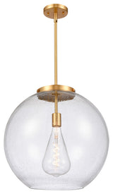 Athens Pendant, Satin Gold, Seedy, Seedy