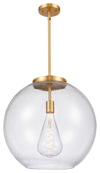 Athens Pendant, Satin Gold, Seedy, Seedy