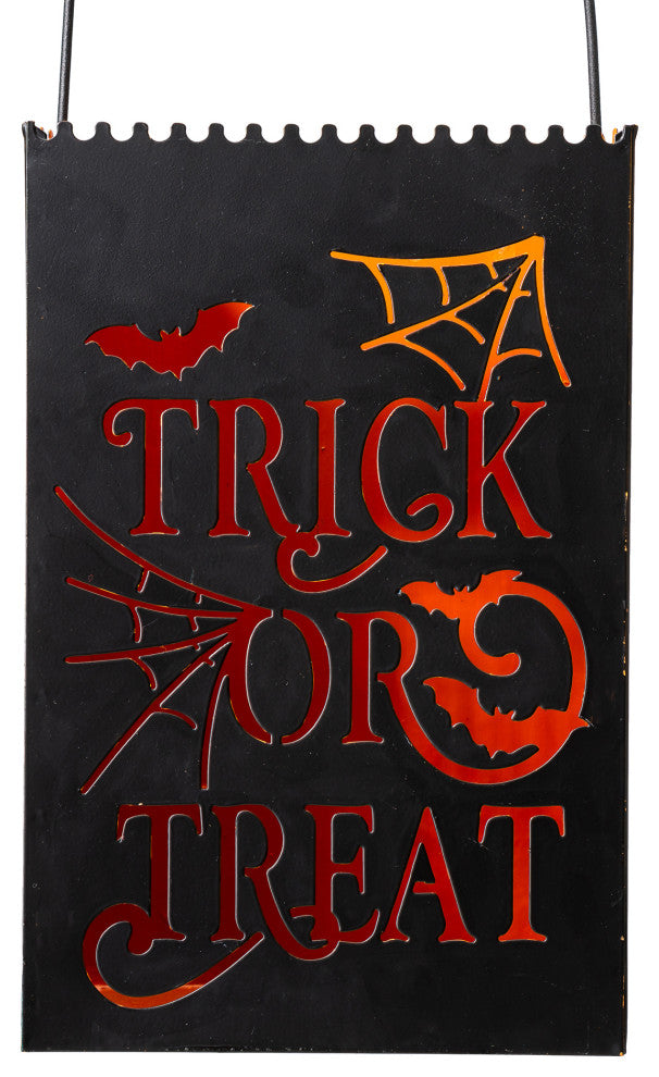 Halloween Metal Trick or Treat Bucket, Set of 2