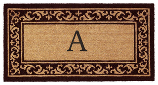 Kendall Monogram Doormat, 3'x6', A