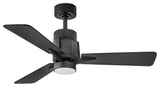 Hinkley Atticus LED Smart Fan, Matte Black, 42"