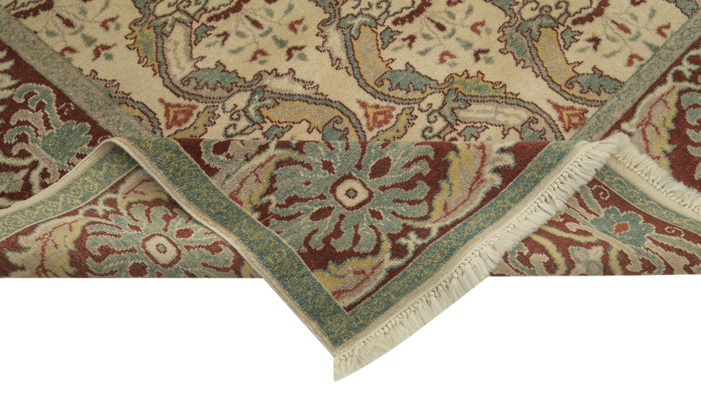 Rug N Carpet - Hand-Knotted Oriental 6' 6" x 9' 6" Unique Oushak Area Rug