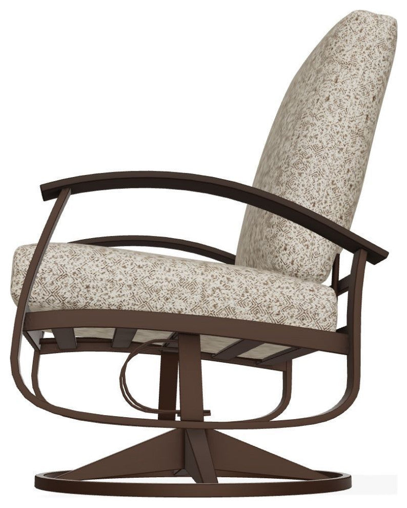 Belle Isle Cushion Outdoor Swivel Rocker, Restore Sparrow/Kona