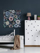 "Perky Blue Bunch" Painting Print on Wrapped Canvas