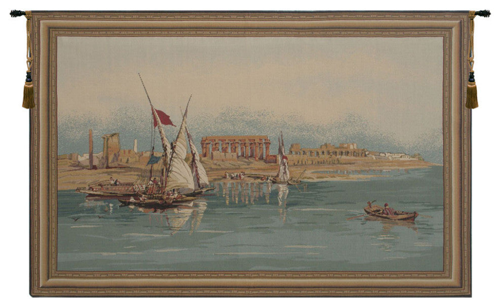 Temple of Luxor, Wall Tapestry, 52"x74"