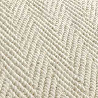 Herringbone Handwoven Wool Blend Area Rug, 6x9