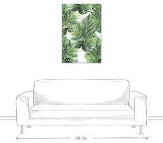 Tropical View 1 Canvas Wall Art, 24"x36"x1.25